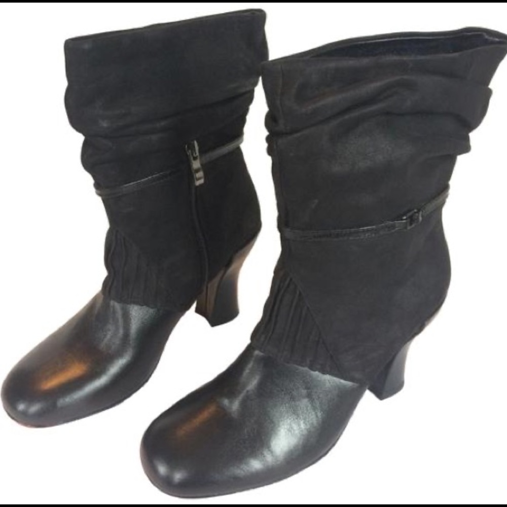 Umberto Raffini | Vitas Black leather Ankle boots
